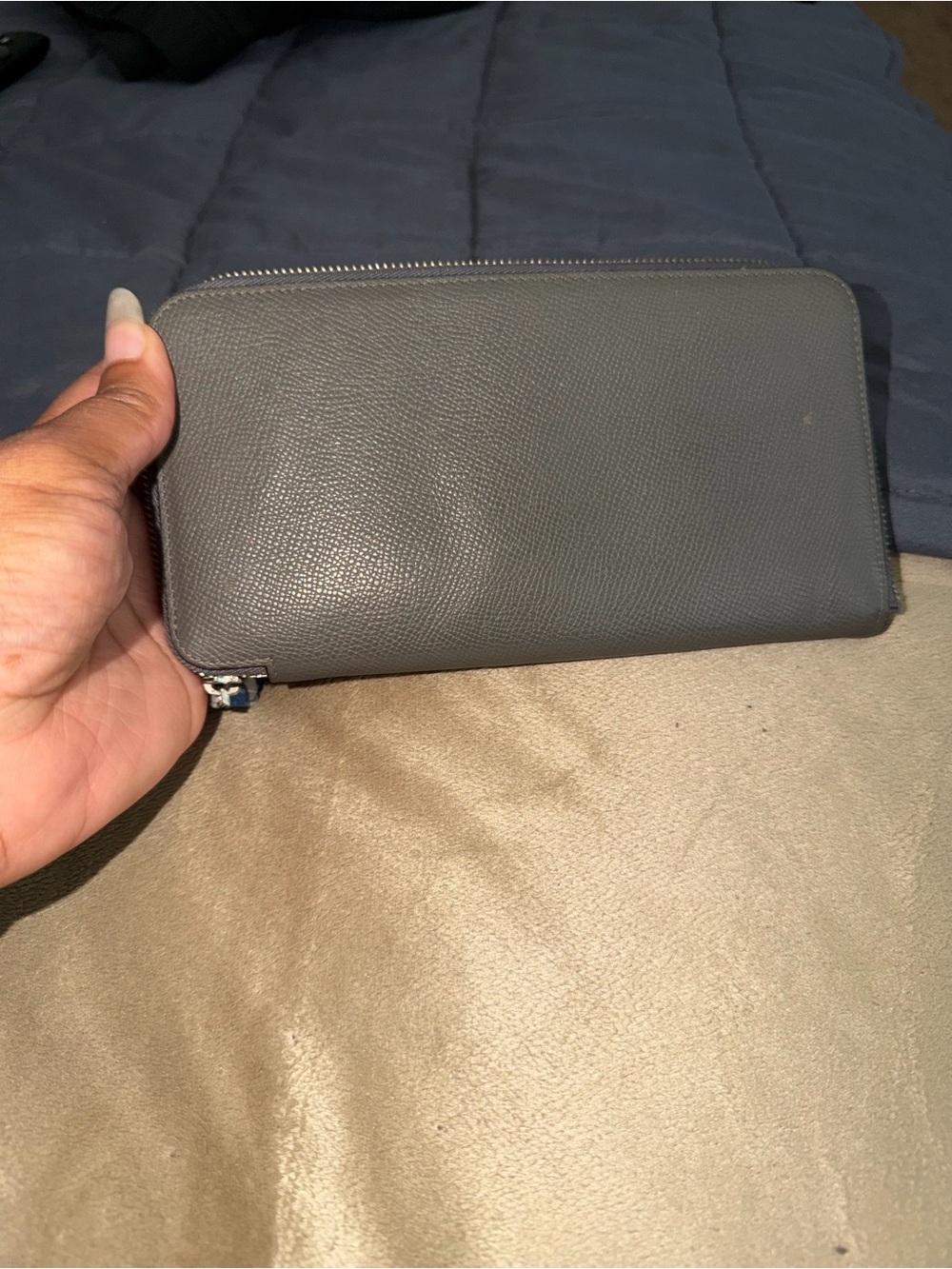 Fashion Magazine Gray Zip-Around Women's Wallet
